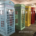 Outdoor London Telephone Booth Outdoor Decorative Waterproof London Telephone Booth Factory